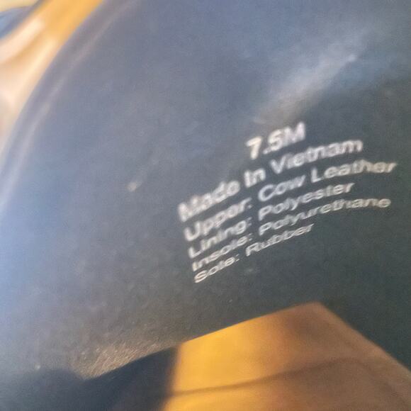 Gibson Latimer Black Leather Slide Block Heel Mule - Picture 5 of 5